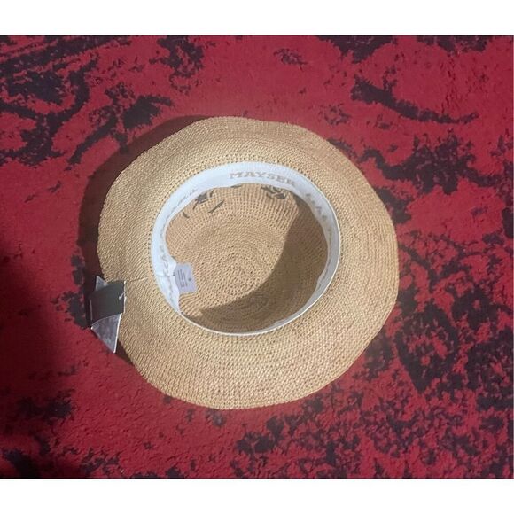 Mayser Panama Straw Hat US Sz M Lovely - Picture 11 of 15